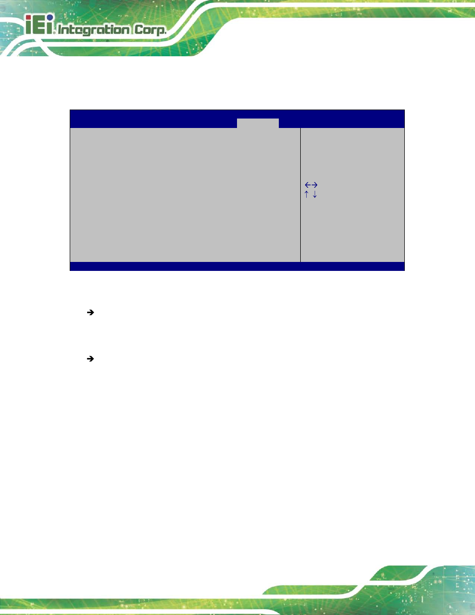 7 security, Ecurity, Bios menu 22: security | IEI Integration AFL2-17A-H61 v1.23 User Manual | Page 178 / 278