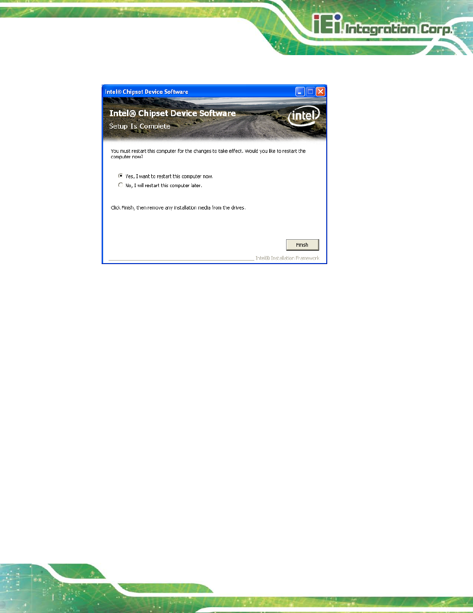 4 graphics driver installation, Raphics, River | Nstallation, 4 gra p h ic s drive r in s ta lla tio n | IEI Integration AFL2-17A-H61 v1.23 User Manual | Page 187 / 278