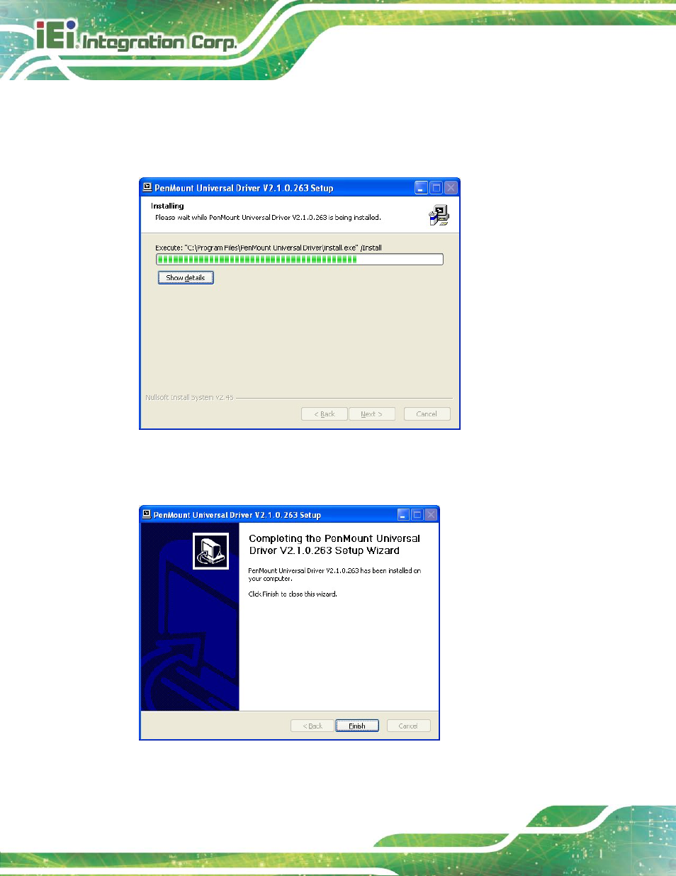 Figure 9-19: touch screen driver update complete | IEI Integration AFL2-17A-H61 v1.23 User Manual | Page 194 / 278