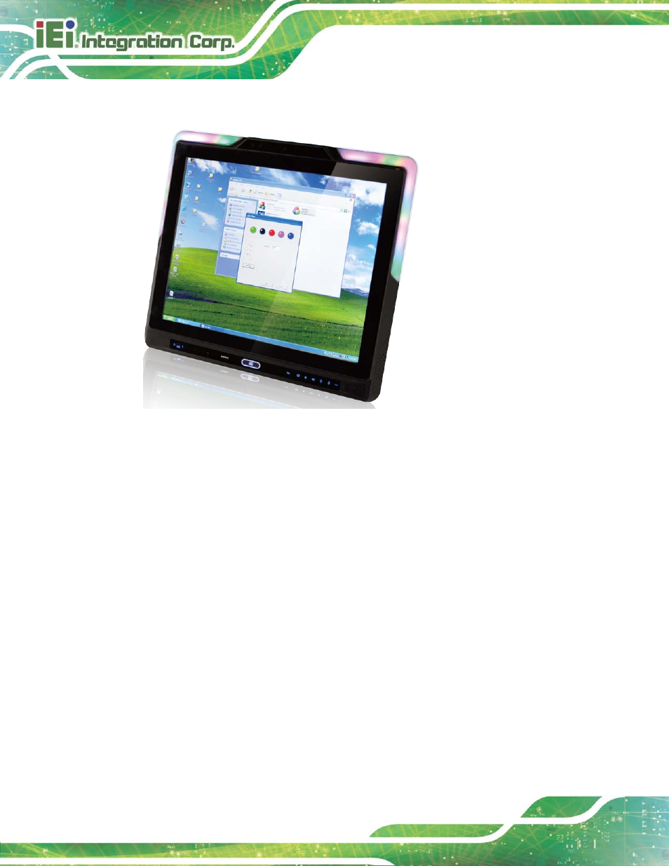 1 afl2-17a/ab-h61 flat bezel panel pc overview, Afl2-17a/ab-h61, Ezel | Anel, Verview, Figure 1-1: afl2-17a/ab-h61 flat bezel panel pc | IEI Integration AFL2-17A-H61 v1.23 User Manual | Page 22 / 278