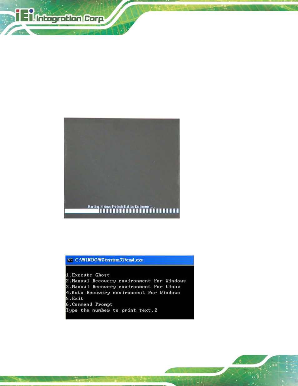 C.2.4 building the recovery partition, Figure c-6: launching the recovery tool, C.2.4 ) | IEI Integration AFL2-17A-H61 v1.23 User Manual | Page 244 / 278