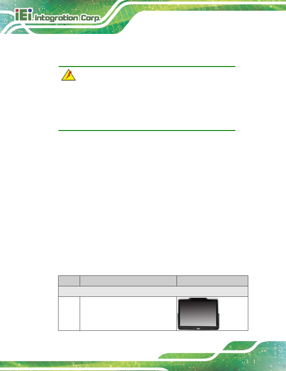 1 unpacking, 1 packing list, Npacking | 1 un pa c kin g | IEI Integration AFL2-17A-H61 v1.23 User Manual | Page 64 / 278