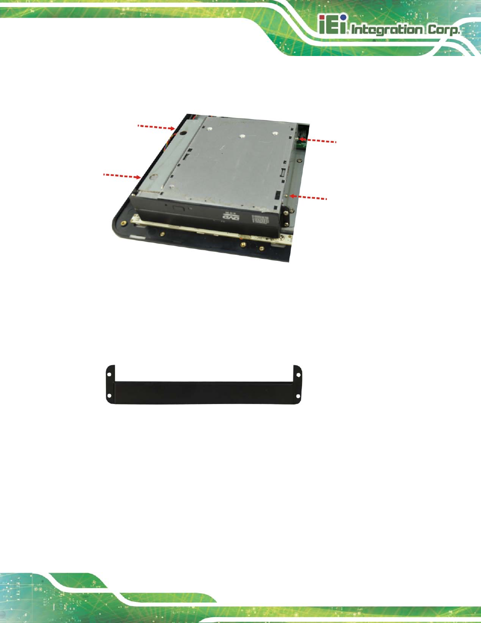 8 at/atx mode selection, At/atx, Election | Figure 5-11: dvd-rom bracket screws, Figure 5-12: dvd-rom cover | IEI Integration AFL2-17A-H61 v1.23 User Manual | Page 77 / 278
