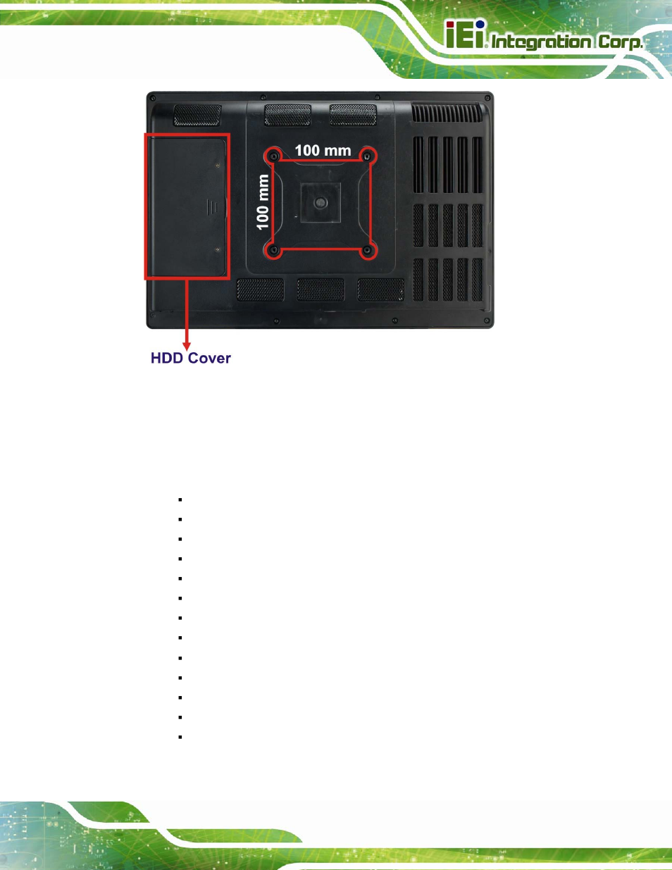 3 bottom panel, Figure 1-5: rear view | IEI Integration AFL2-W15B-H61 User Manual | Page 27 / 219