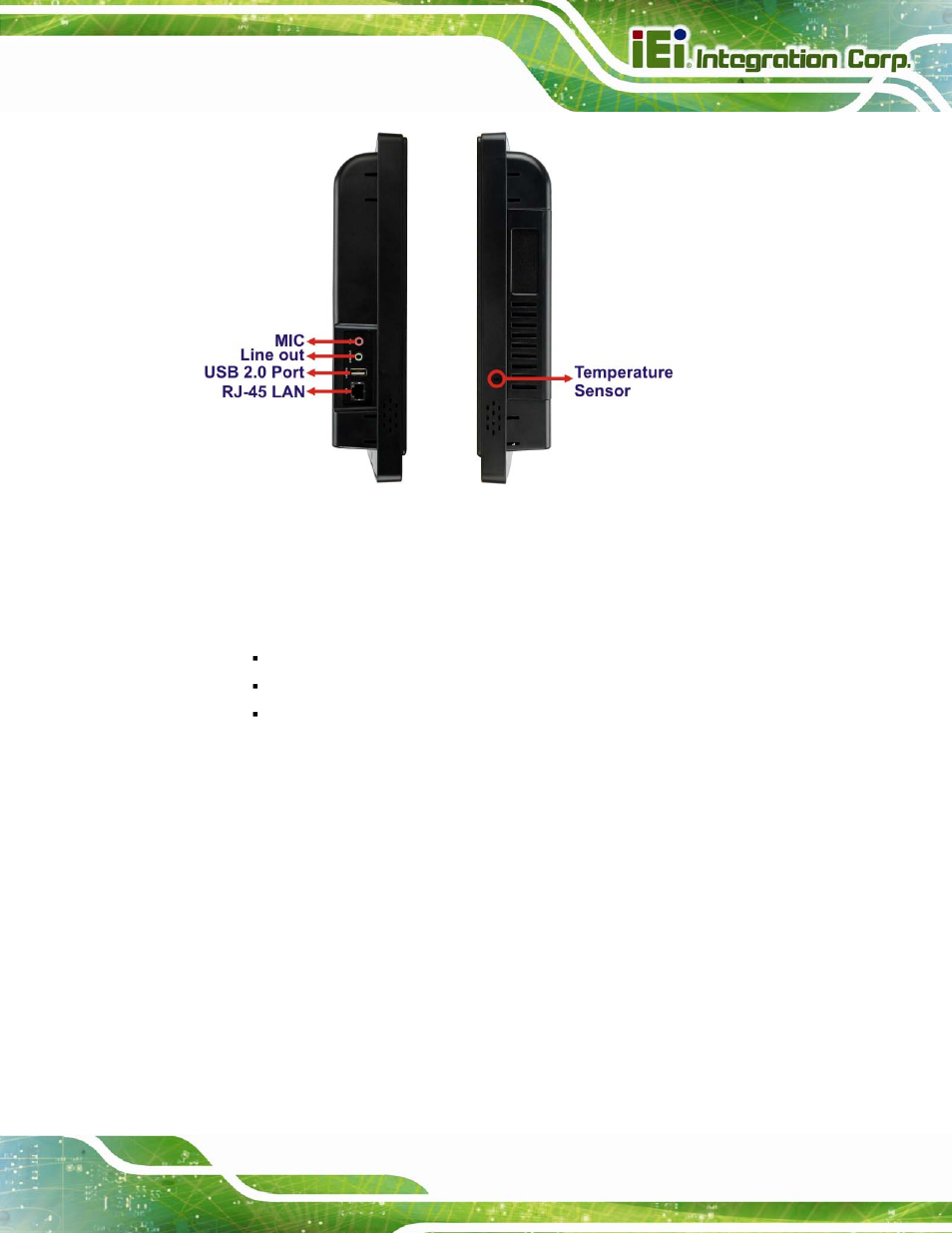 3 dimensions, Imensions, Figure 1-7: side panels | IEI Integration AFL2-W15B-H61 User Manual | Page 29 / 219