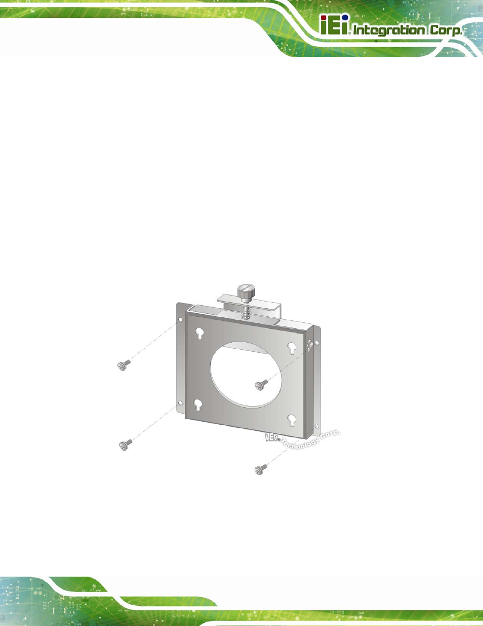 1 wall mounting, Figure 3-14: wall-mounting bracket | IEI Integration AFL2-W15B-H61 User Manual | Page 49 / 219