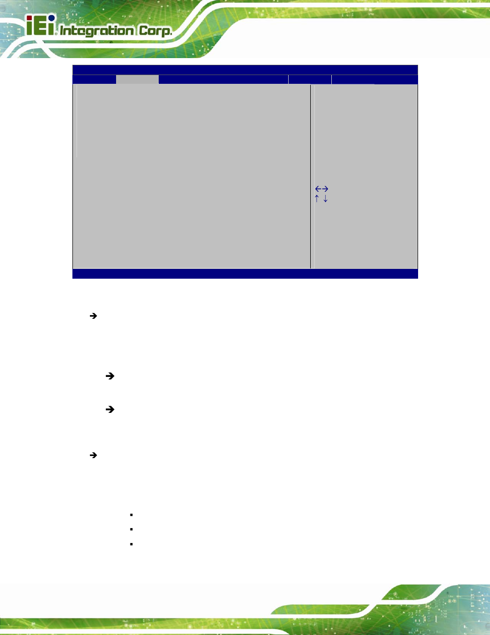 Bios menu 19: integrated graphics | IEI Integration AFL2-W15B-H61 User Manual | Page 96 / 219