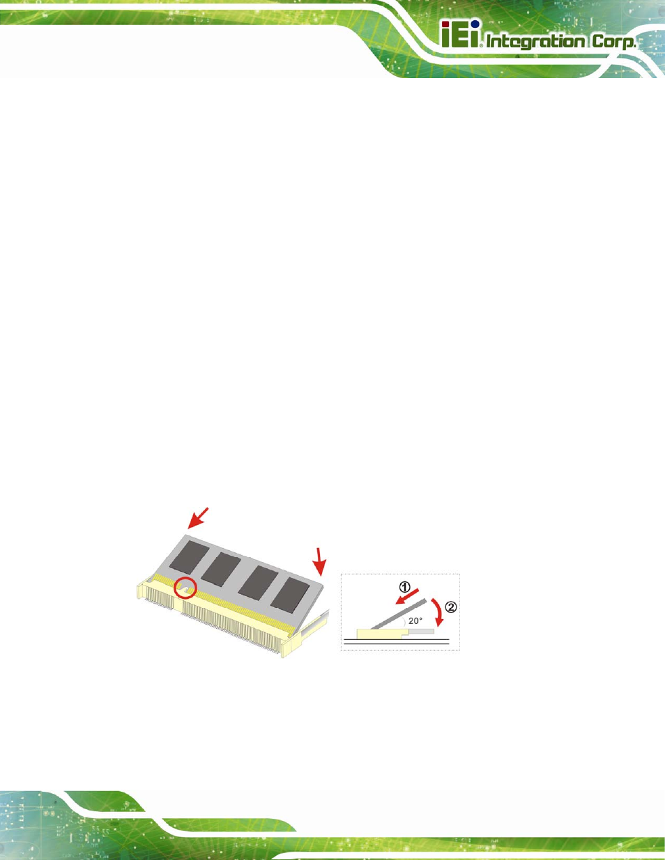 Figure 7-4: ddr so-dimm module installation | IEI Integration AFL2-15A-H61 User Manual | Page 138 / 213