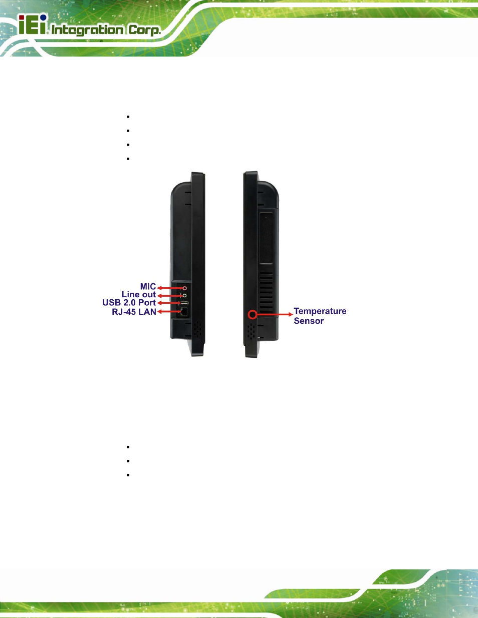 4 side panels, 3 dimensions, Imensions | Figure 1-7: side panels | IEI Integration AFL2-15A-H61 User Manual | Page 27 / 213
