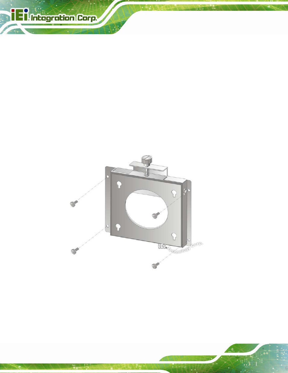 1 wall mounting, Figure 3-14: wall-mounting bracket | IEI Integration AFL2-15A-H61 User Manual | Page 47 / 213