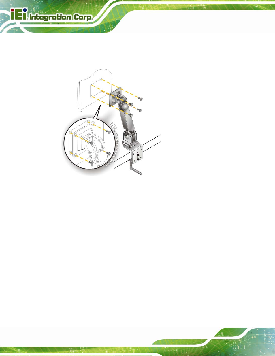 3 stand mounting, Figure 3-18: arm mounting (arm-11-rs) | IEI Integration AFL2-15A-H61 User Manual | Page 51 / 213