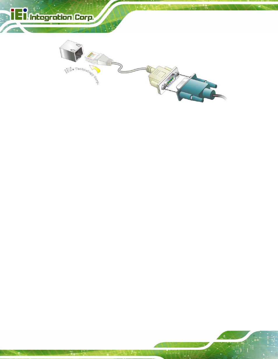 5 type k temperature sensor connection, Figure 3-24: rj-45 serial port connector | IEI Integration AFL2-15A-H61 User Manual | Page 57 / 213