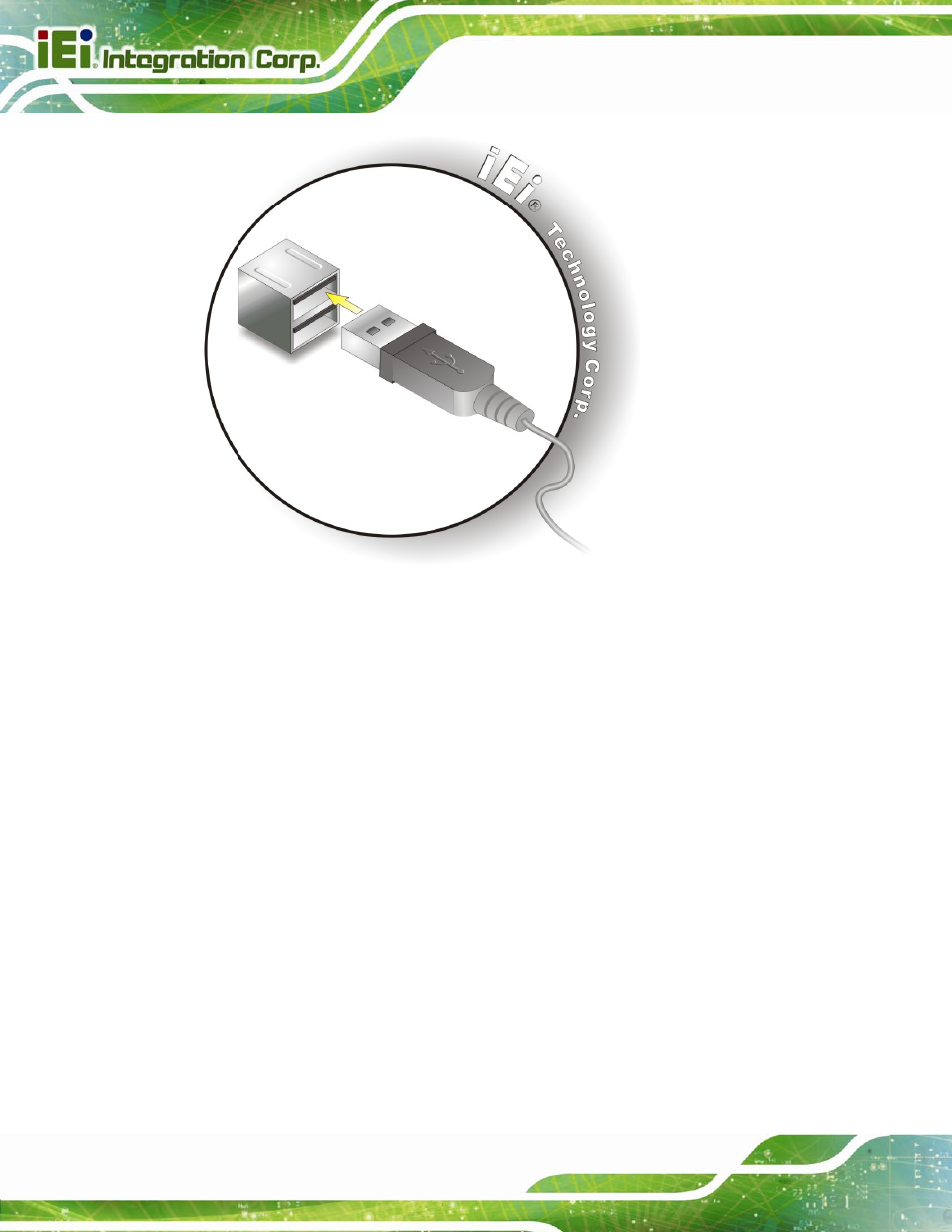 7 vga monitor connection, Figure 3-26: usb device connection | IEI Integration AFL2-15A-H61 User Manual | Page 59 / 213