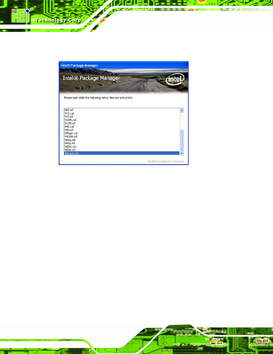 Figure 7-1: chipset driver screen | IEI Integration AFL2-12A-HM65 v1.00 User Manual | Page 110 / 186