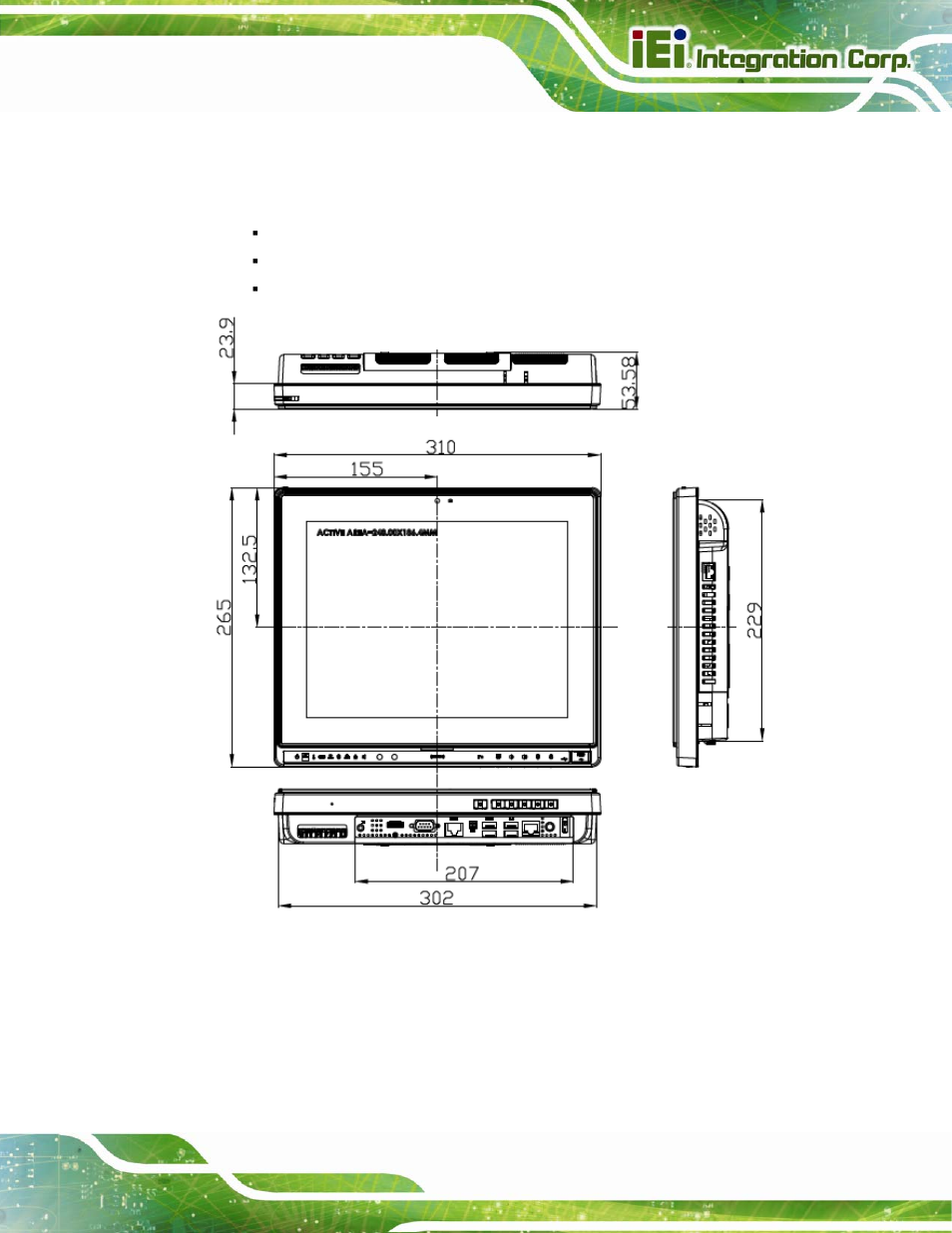 1 dimensions | IEI Integration AFL2-12A-HM65 v1.12 User Manual | Page 27 / 193