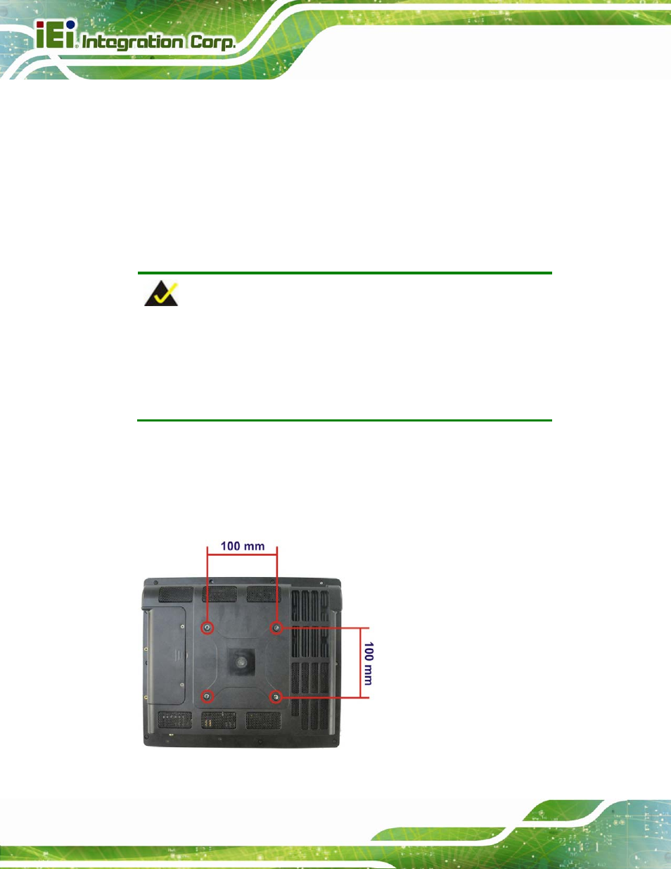 1 arm mounting | IEI Integration AFL2-12A-HM65 v1.12 User Manual | Page 46 / 193