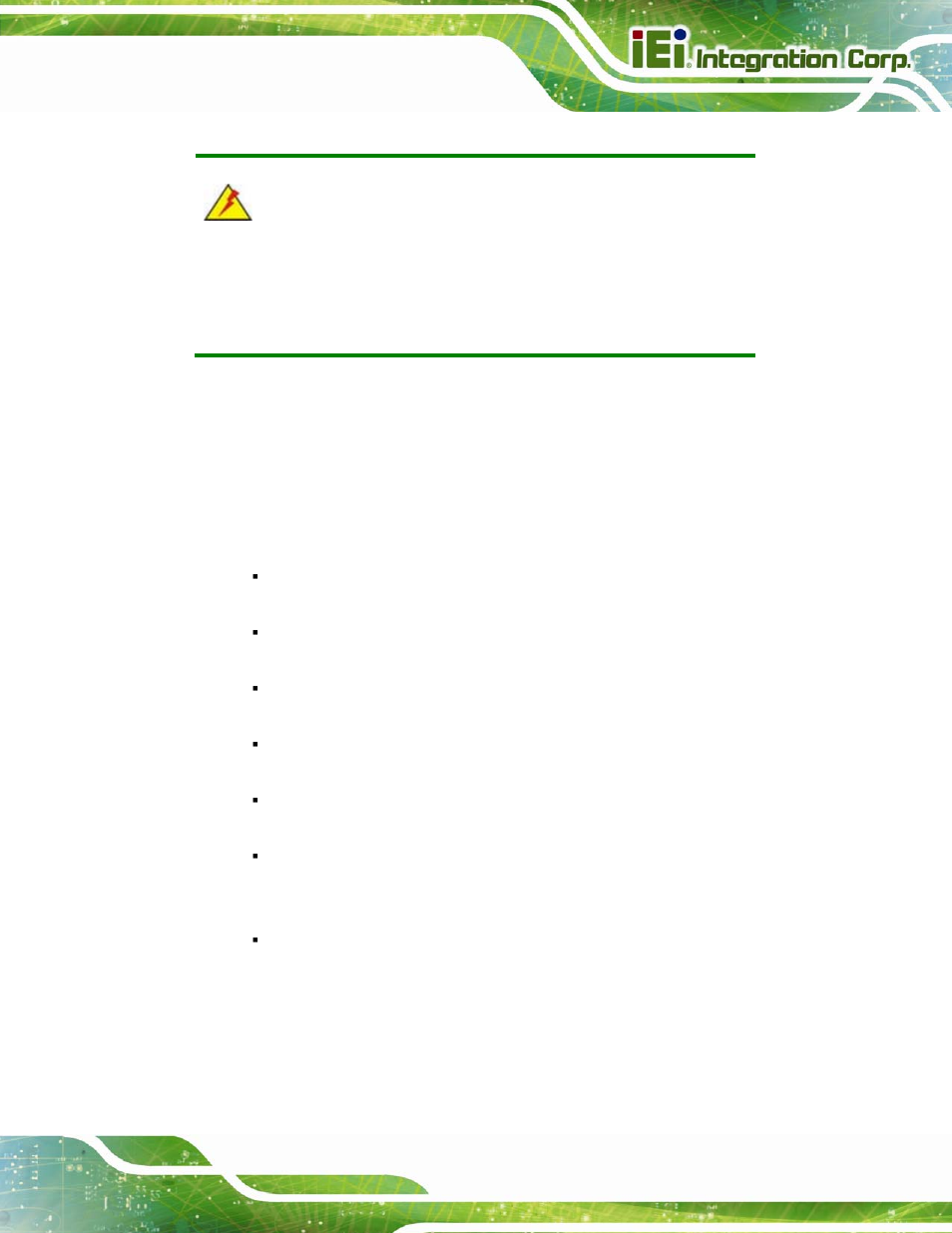 A.1 safety precautions, A.1.1 general safety precautions, Afety | Recautions | IEI Integration AFL2-12A-D525 User Manual | Page 125 / 180