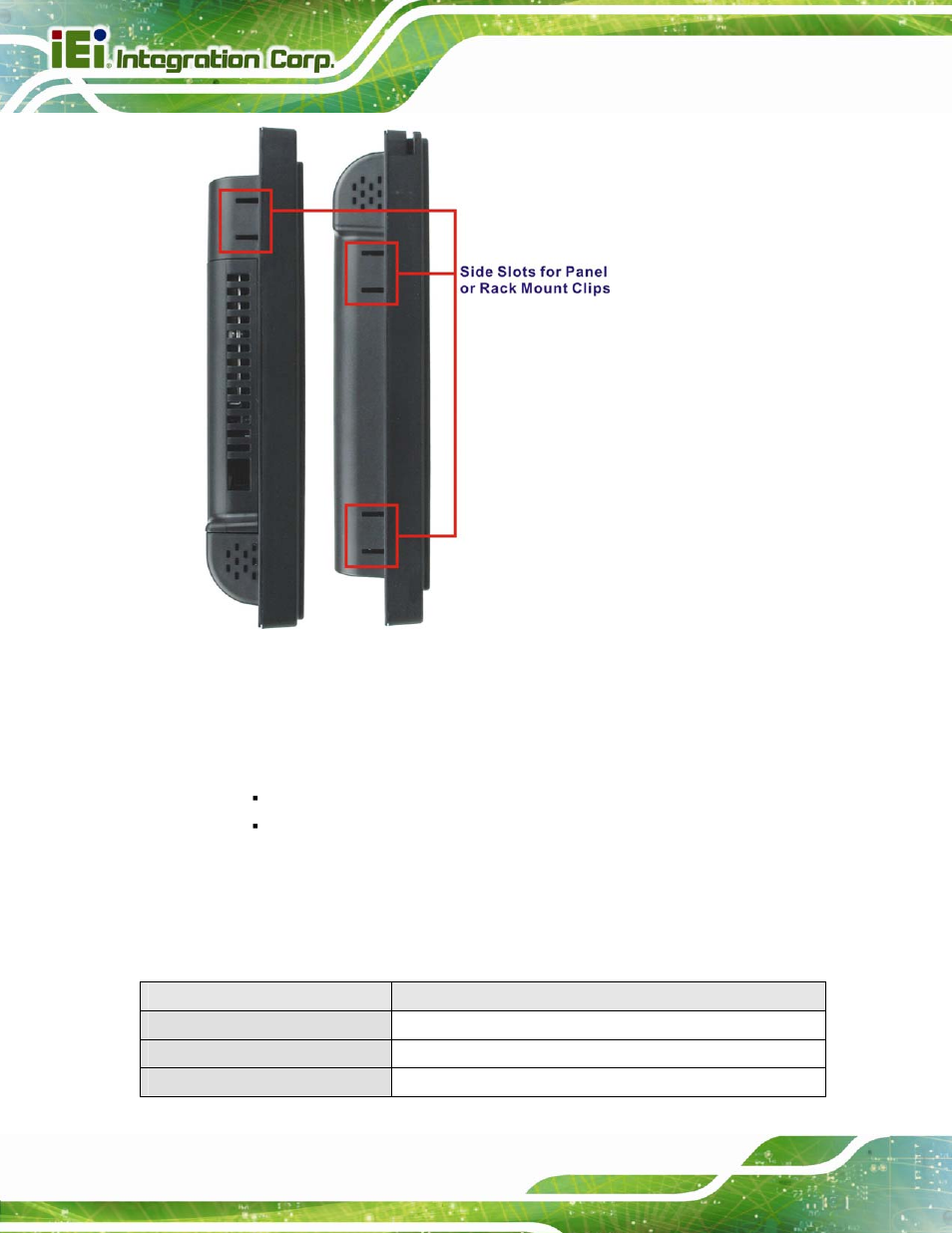 3 internal overview, 4 system specifications, Nternal | Verview, Ystem, Pecifications, Figure 1-8: side panel views | IEI Integration AFL2-12A-D525 User Manual | Page 24 / 180