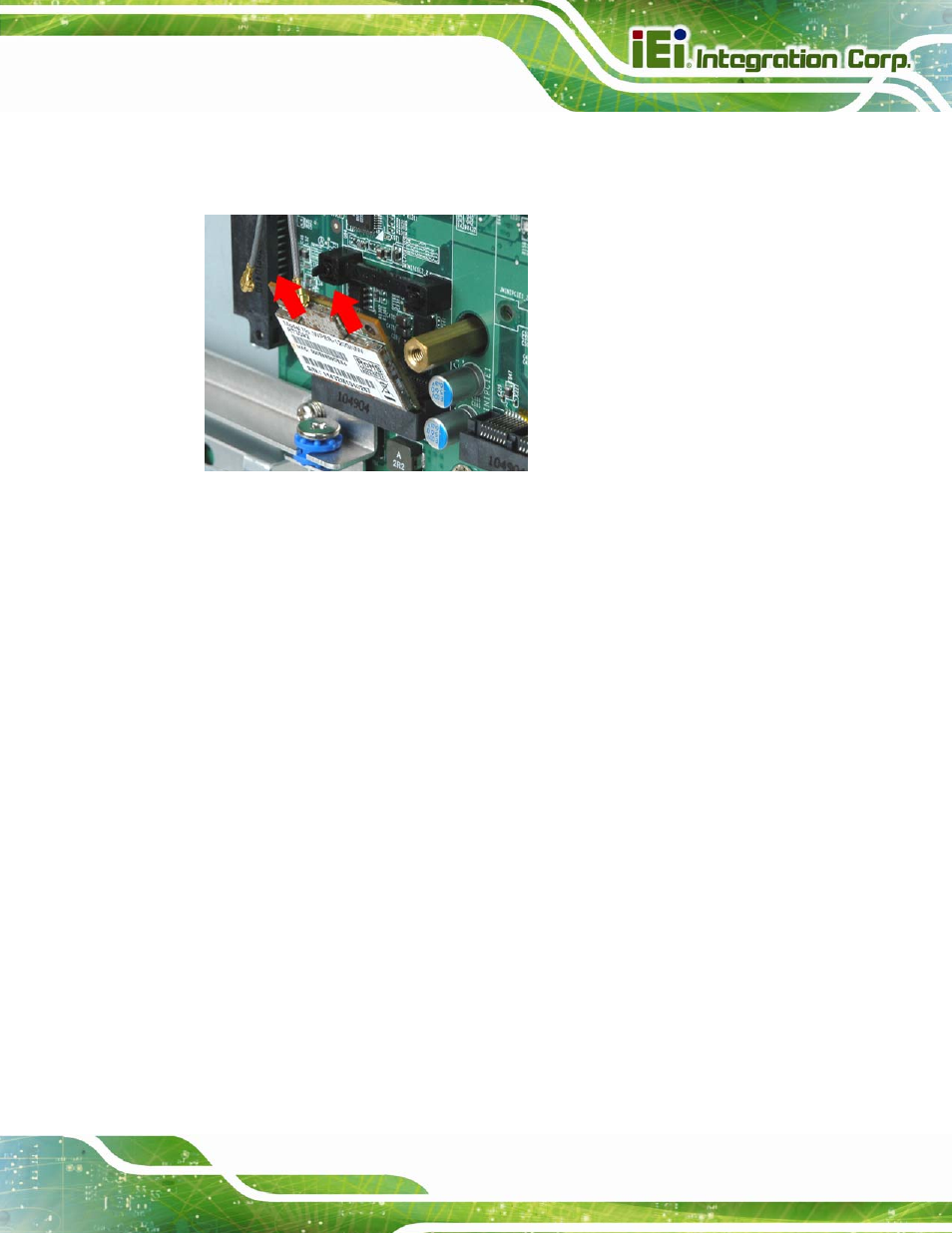 Figure5-6: removing the wlan card | IEI Integration AFL2-12A-D525 User Manual | Page 71 / 180