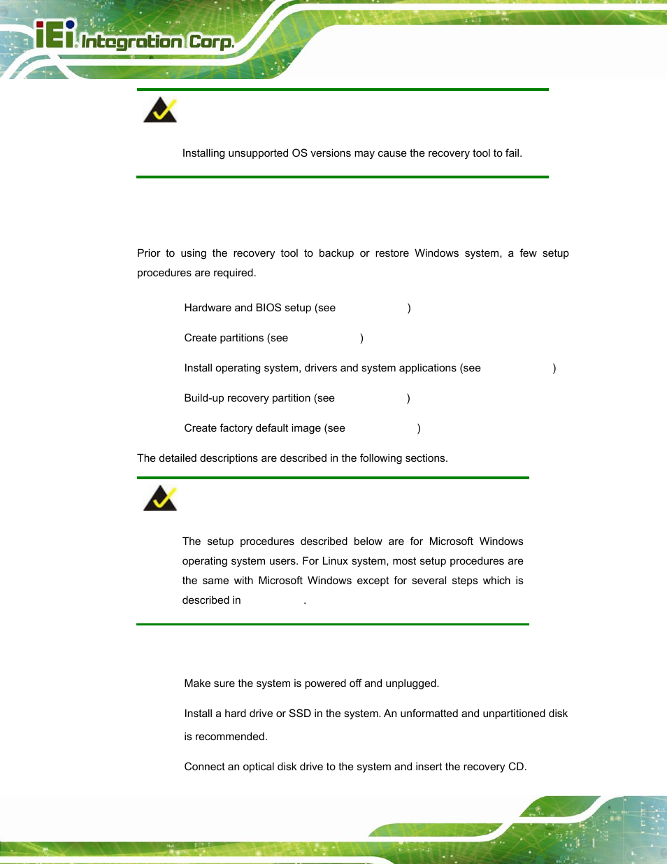 B.2 setup procedure for windows, B.2.1 hardware and bios setup, Etup | Rocedure for, Indows | IEI Integration AFL2-W15A-N270 v2.00 User Manual | Page 102 / 141