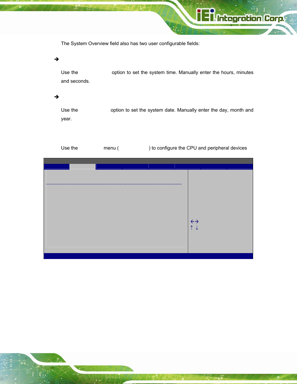 3 advanced, Dvanced, Bios menu 2: advanced | IEI Integration AFL2-W15A-N270 v2.00 User Manual | Page 57 / 141