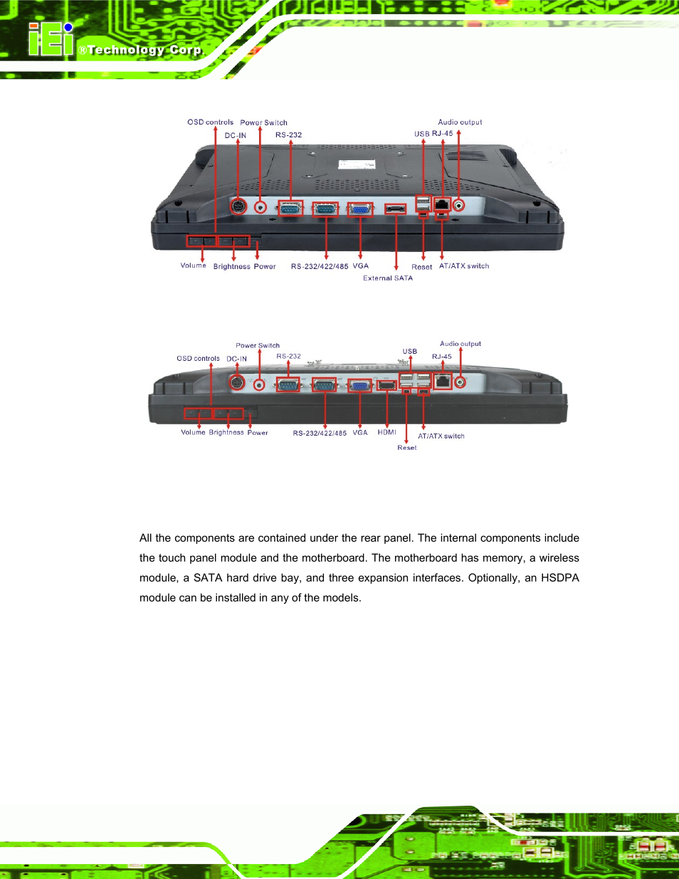 5 internal overview | IEI Integration AFL2-W15A-N270_W15A-L325 v1.01 User Manual | Page 18 / 165