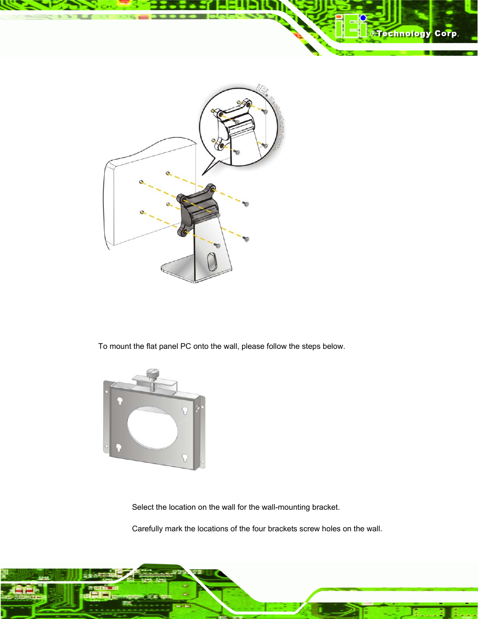 4 wall mounting | IEI Integration AFL2-W15A-N270_W15A-L325 v1.01 User Manual | Page 53 / 165