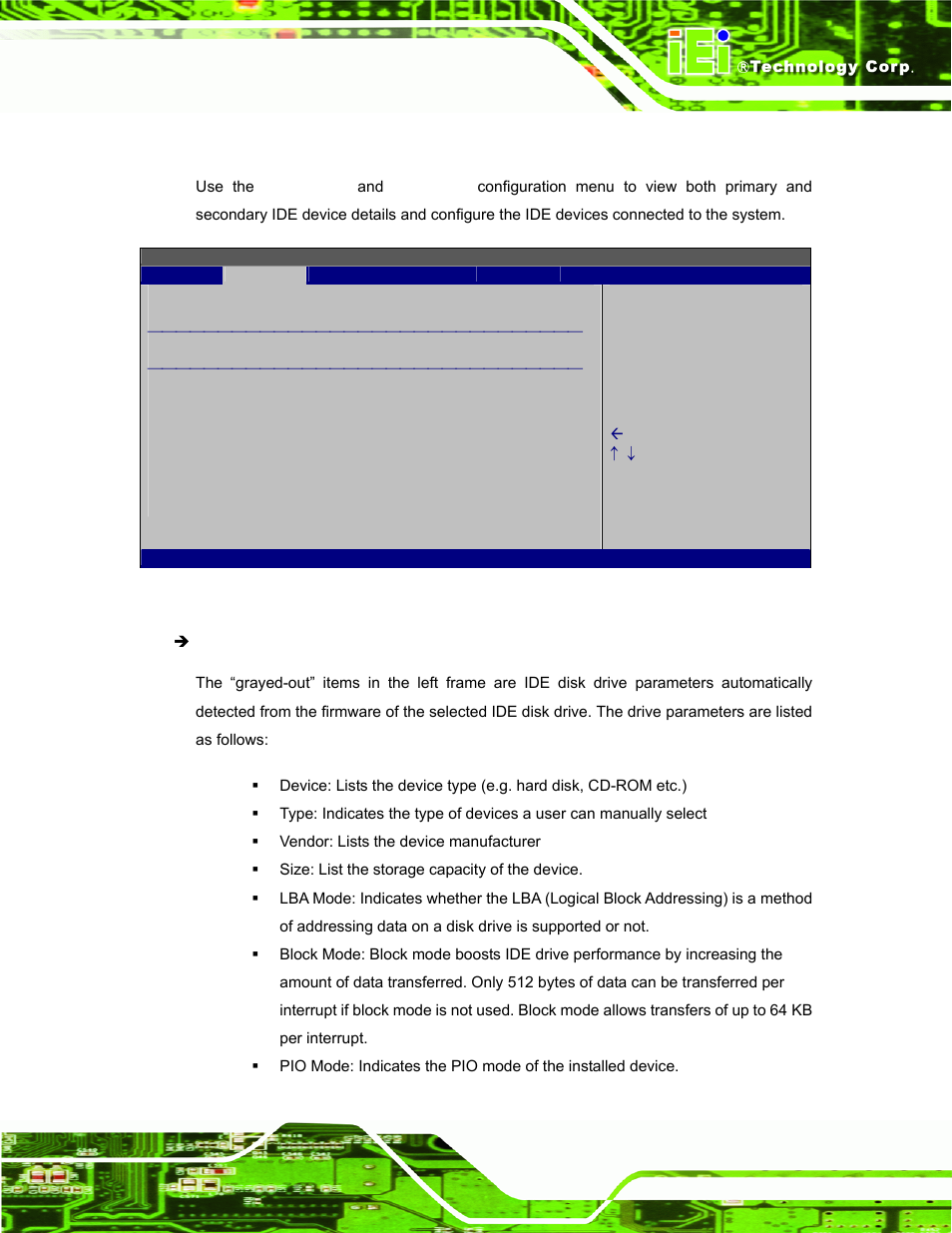 1 ide master, ide slave | IEI Integration AFL2-W15A-N270_W15A-L325 v1.01 User Manual | Page 71 / 165