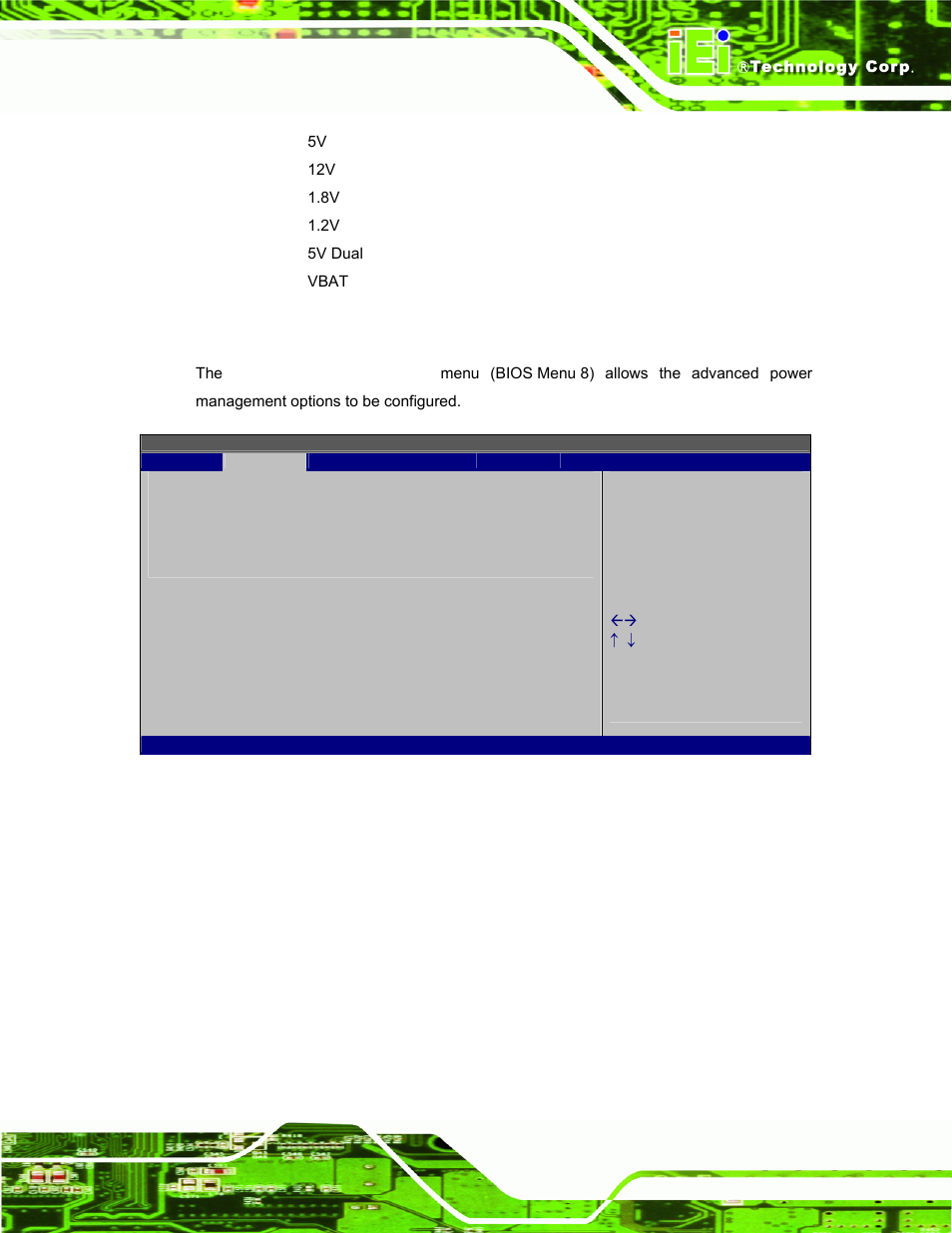 5 icp power configuration | IEI Integration AFL2-W15A-N270_W15A-L325 v1.01 User Manual | Page 81 / 165