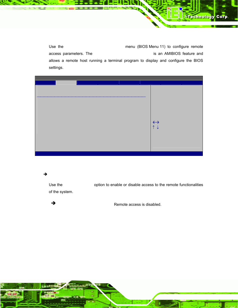 6 remote access configuration | IEI Integration AFL2-W15A-N270_W15A-L325 v1.01 User Manual | Page 85 / 165