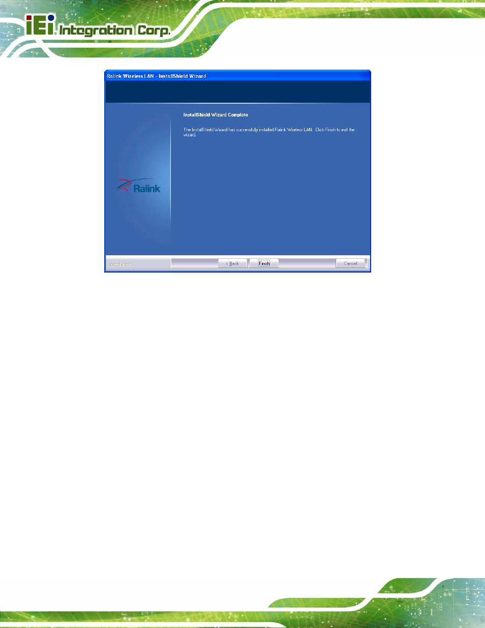 10 bluetooth driver, Luetooth, River | Figure 5-39: installation complete, Figure 5-19 appears, Figure 5-19 | IEI Integration AFL2-W10A-N28 User Manual | Page 116 / 206
