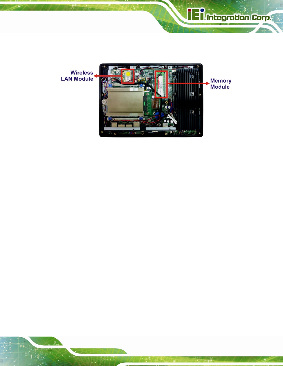 5 replacing components, 1 memory module replacement, Eplacing | Omponents, Figure 6-3: internal components, En in, Figure 5-25 appears, Step 9, Section, Step 2 | IEI Integration AFL2-W10A-N28 User Manual | Page 127 / 206