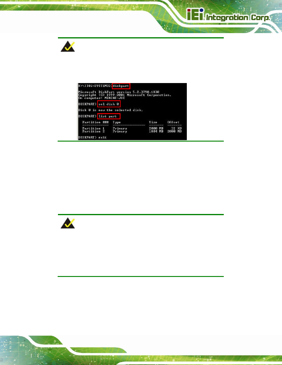 IEI Integration AFL2-W10A-N28 User Manual | Page 167 / 206