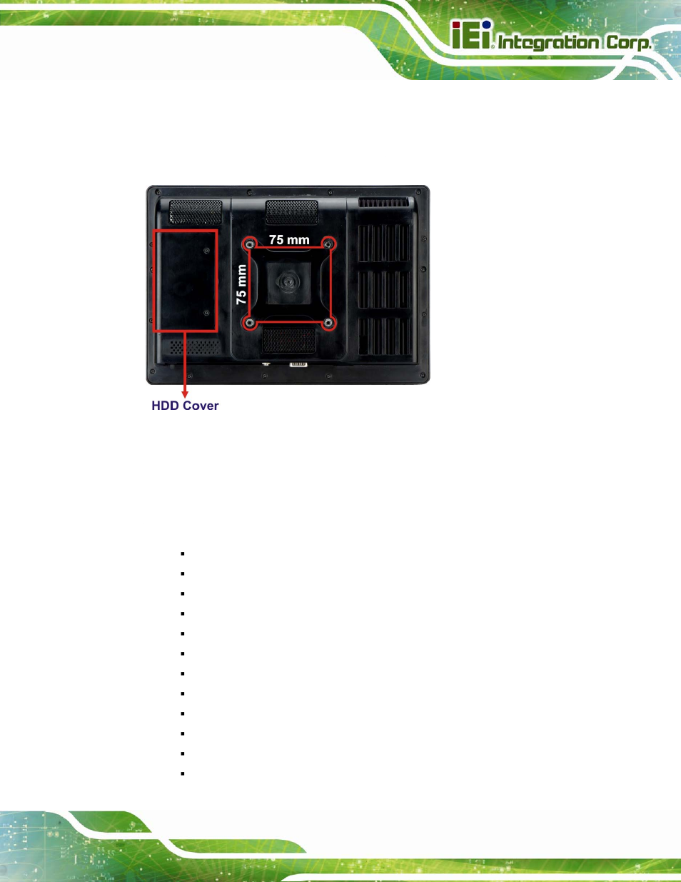 2 rear panel, 3 bottom panel, Figure 1-5: rear view | IEI Integration AFL2-W10A-N28 User Manual | Page 25 / 206