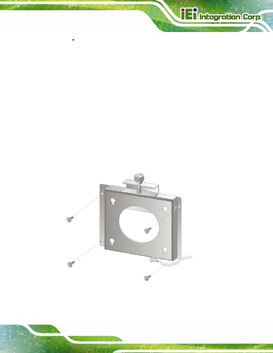 1 wall mounting, Figure 3-12: wall-mounting bracket | IEI Integration AFL2-W10A-N28 User Manual | Page 45 / 206