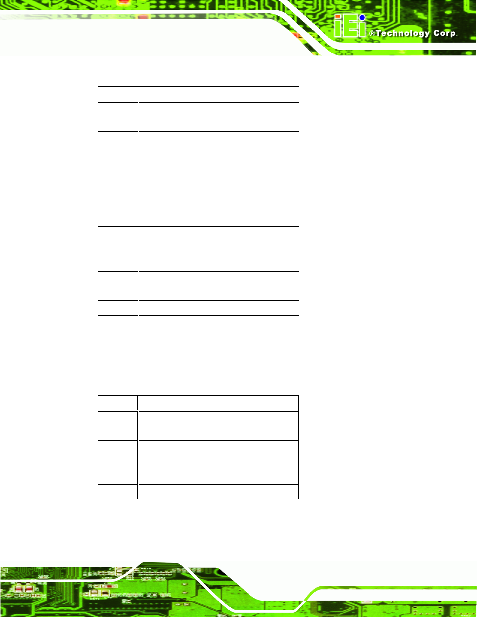 19 speaker connector (spkr1), 20 spi flash connector (spi1), 21 ec spi flash connector (jspi2) | Table 7-20: speaker connector (spkr1) pinouts, Table 7-21: spi flash connector (spi1) pinouts, Table 7-22: ec spi flash connector (jspi2) pinouts | IEI Integration AFL2-10A-N28 User Manual | Page 140 / 203