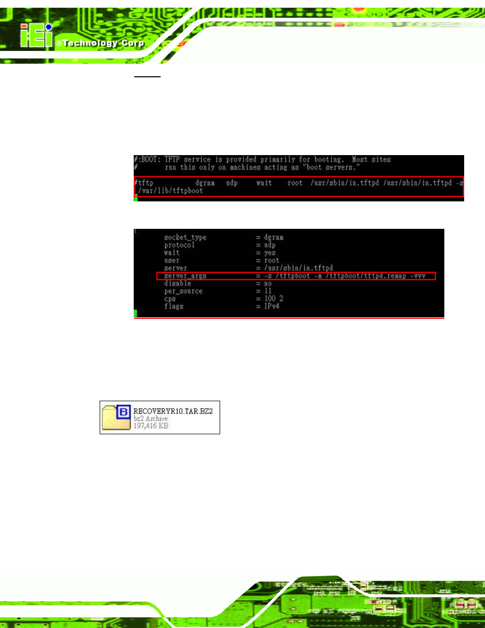 C.6.3 configure one key recovery server settings | IEI Integration AFL2-10A-N28 User Manual | Page 189 / 203