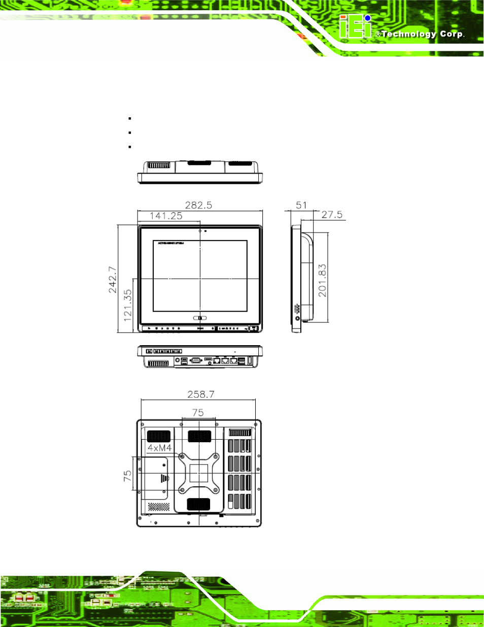 5 dimensions, Imensions, Figure 1-8: afl2-10a-n28 dimensions (mm) | IEI Integration AFL2-10A-N28 User Manual | Page 28 / 203