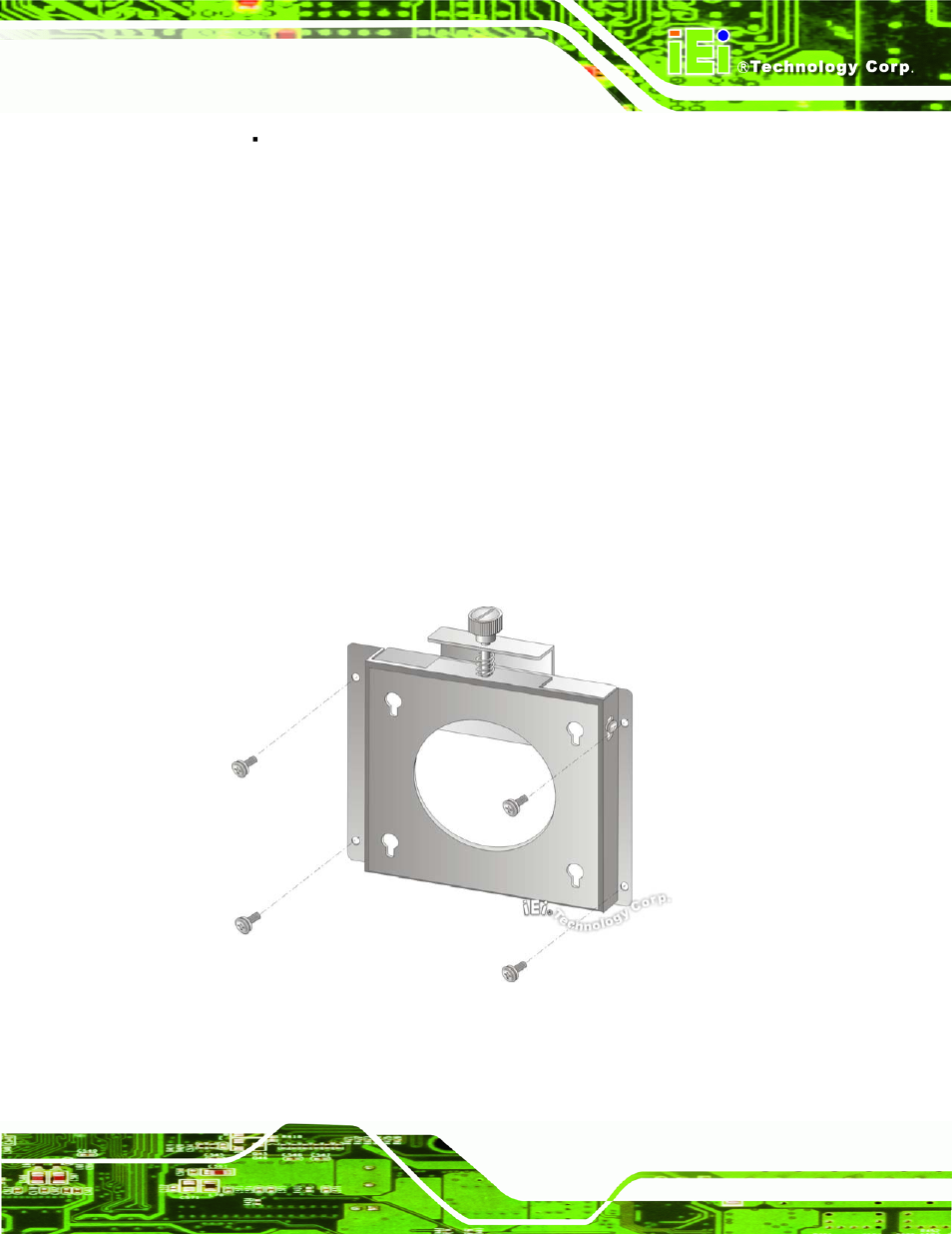 1 wall mounting, Figure 3-12: wall-mounting bracket | IEI Integration AFL2-10A-N28 User Manual | Page 44 / 203