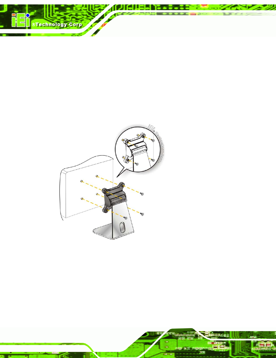 5 stand mounting, 6 v-stand mounting, Figure 3-22: stand mounting (stand-a/bxx) | IEI Integration AFL2-10A-N28 User Manual | Page 53 / 203