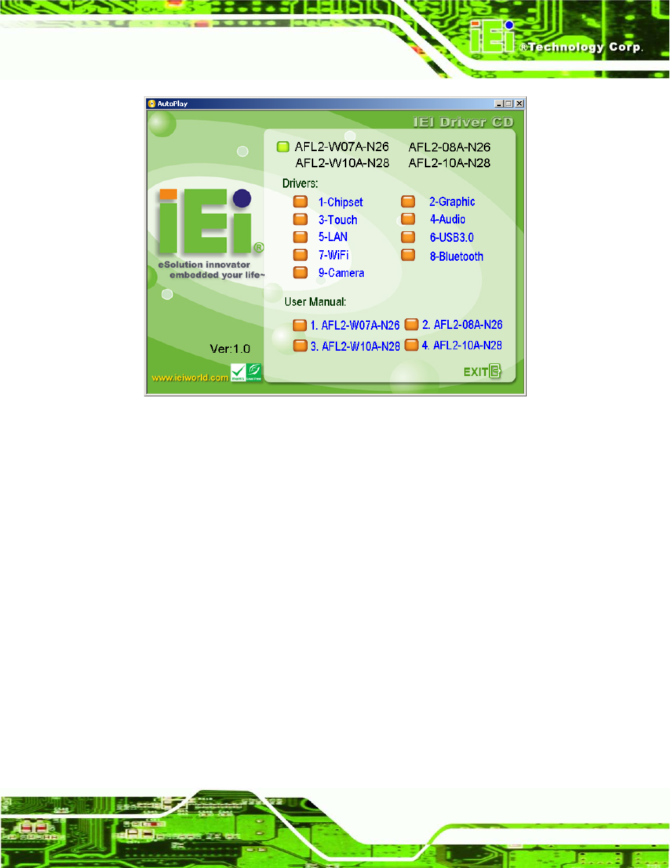 3 chipset driver installation, Hipset, River | Nstallation, Figure 8-1: drivers, 3 ch ips e t drive r in s ta lla tio n | IEI Integration AFL2-08A-N26 User Manual | Page 113 / 195