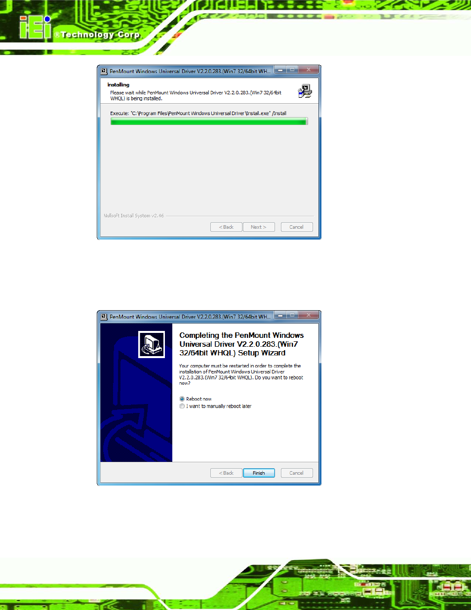 Figure 8-16: touch screen driver update complete | IEI Integration AFL2-08A-N26 User Manual | Page 122 / 195