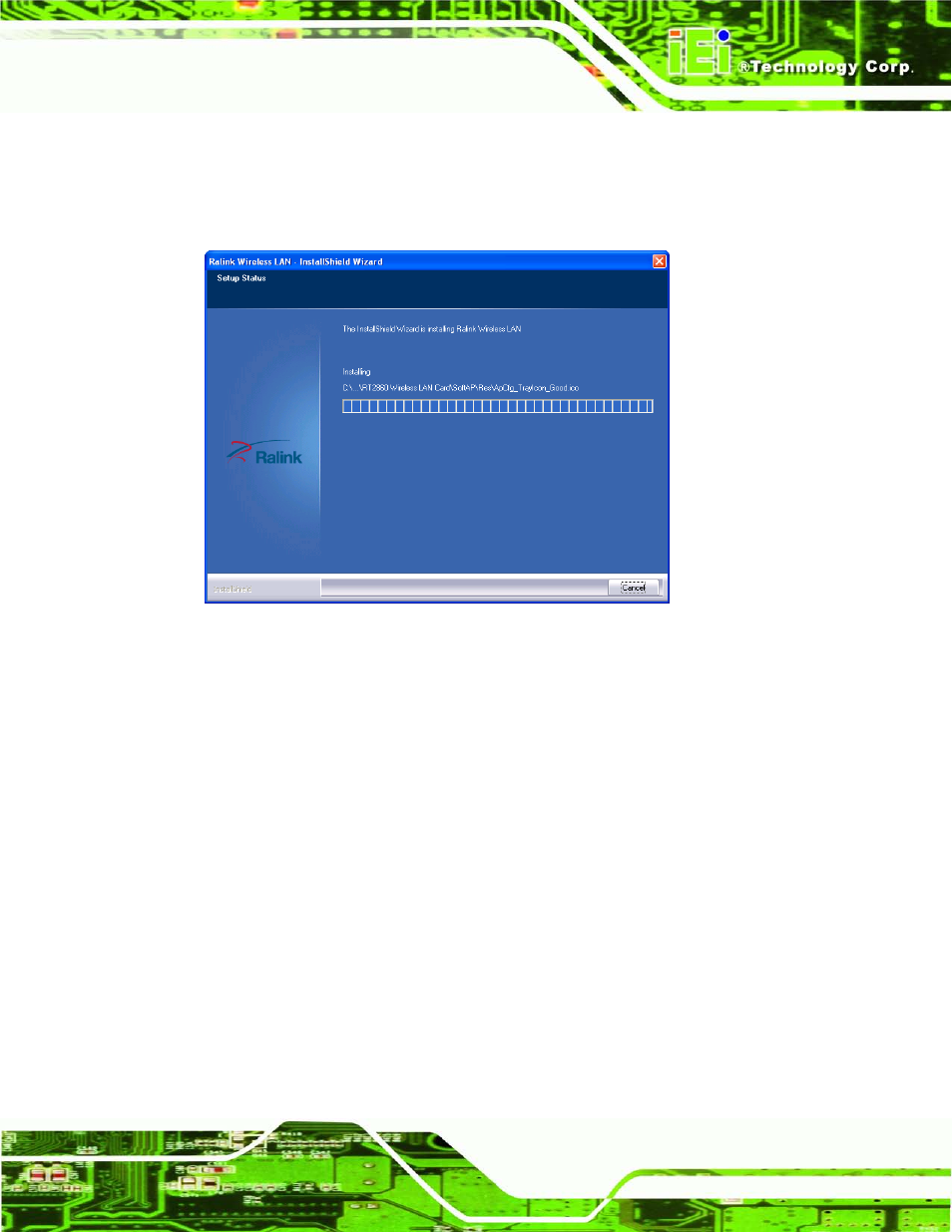Figure 8-38: setup status | IEI Integration AFL2-08A-N26 User Manual | Page 135 / 195