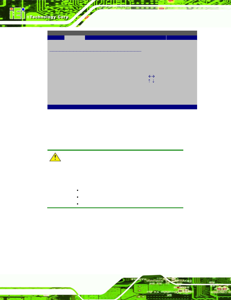 C.4 setup procedure for linux, Etup, Rocedure for | Inux, Bios menu 20: iei feature | IEI Integration AFL2-08A-N26 User Manual | Page 172 / 195
