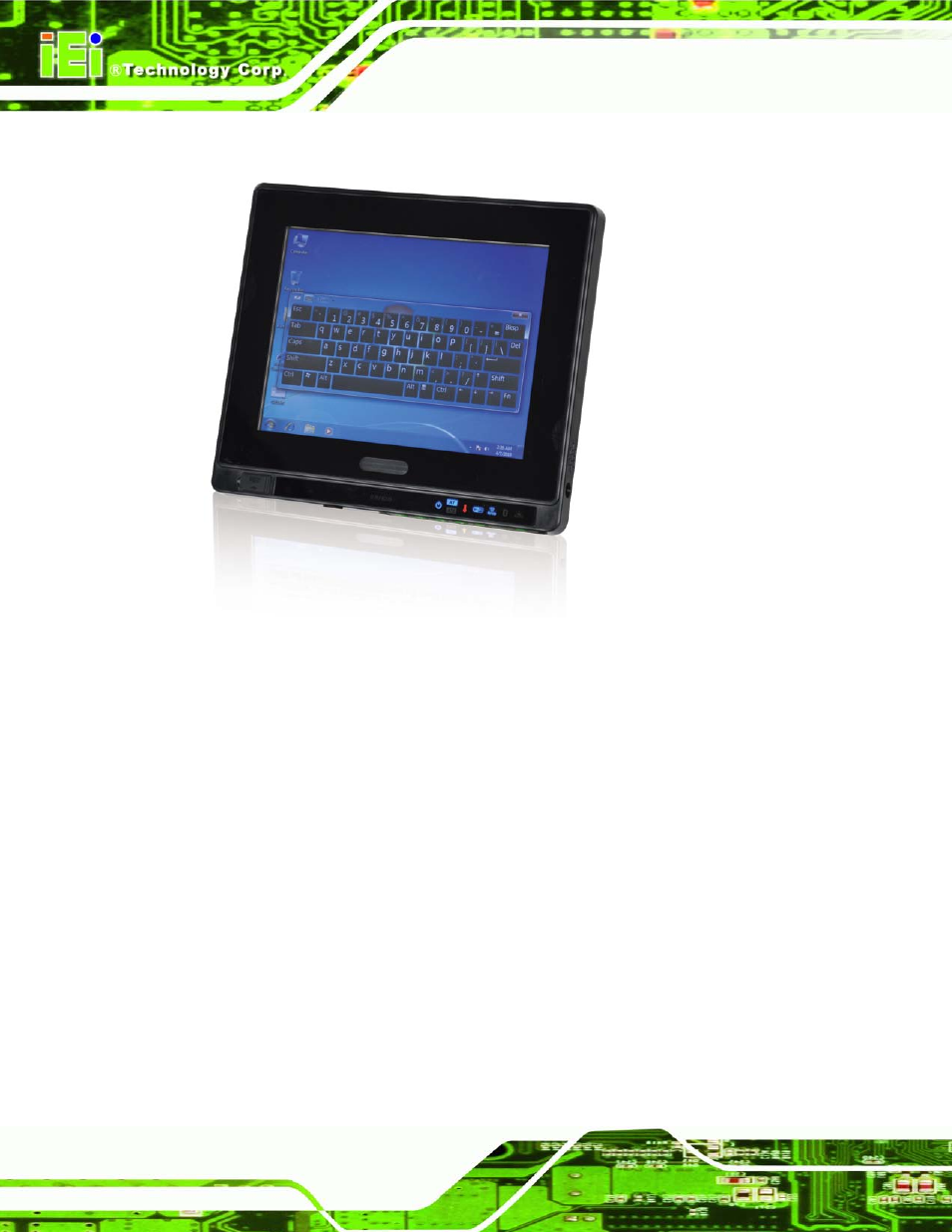 1 afl2-08a-n26 flat bezel panel pc overview, Afl2-08a-n26, Ezel | Anel, Verview, Figure 1-1: afl2-08a-n26 flat bezel panel pc | IEI Integration AFL2-08A-N26 User Manual | Page 18 / 195