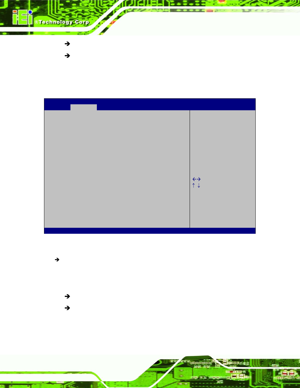 4 iei feature, Eature, Bios menu 12: iei feature | 4 iei fe a tu re | IEI Integration AFL2-W07A-N26 User Manual | Page 100 / 195
