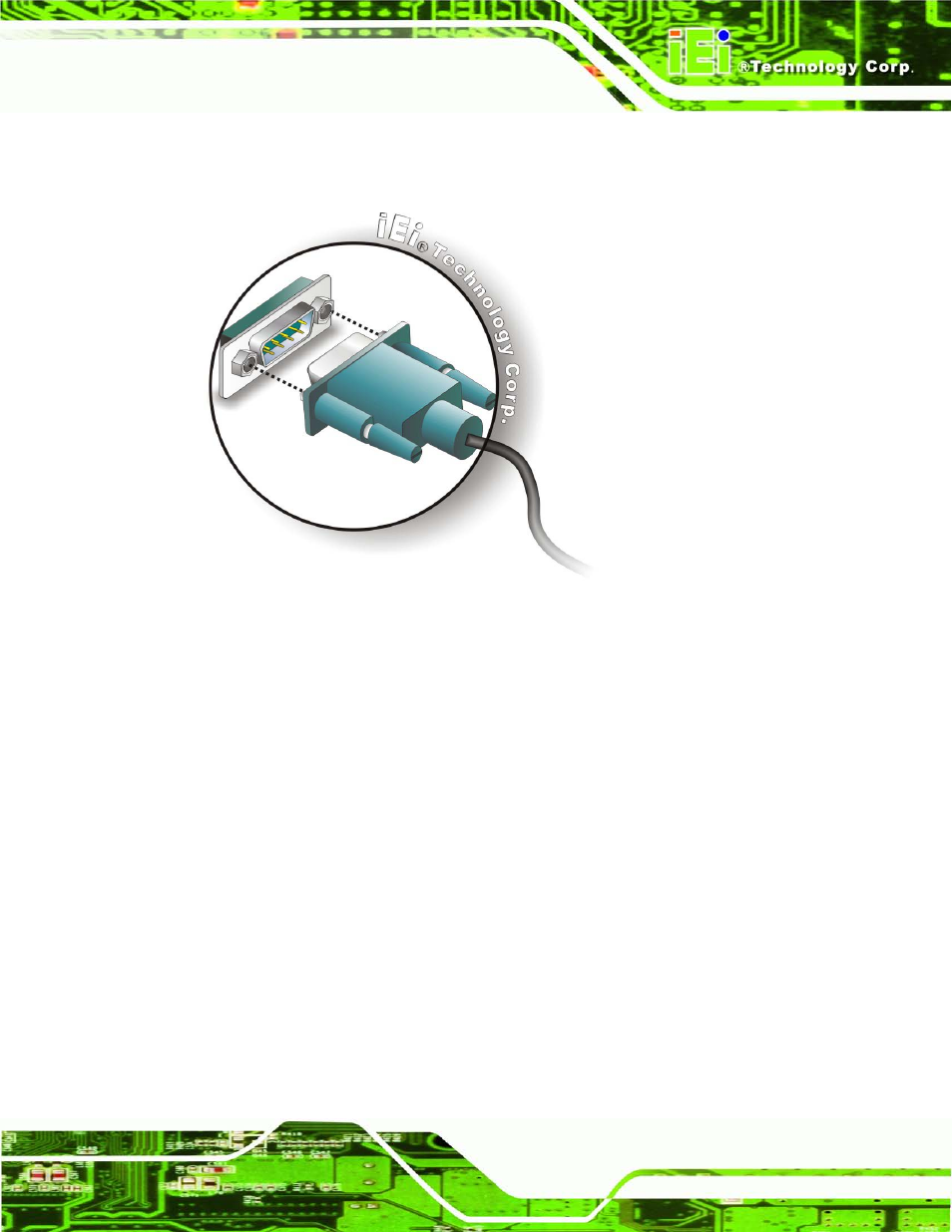 2 rj-11 serial port connection, Figure 4-18: db-9 serial port connector | IEI Integration AFL2-W07A-N26 User Manual | Page 55 / 195