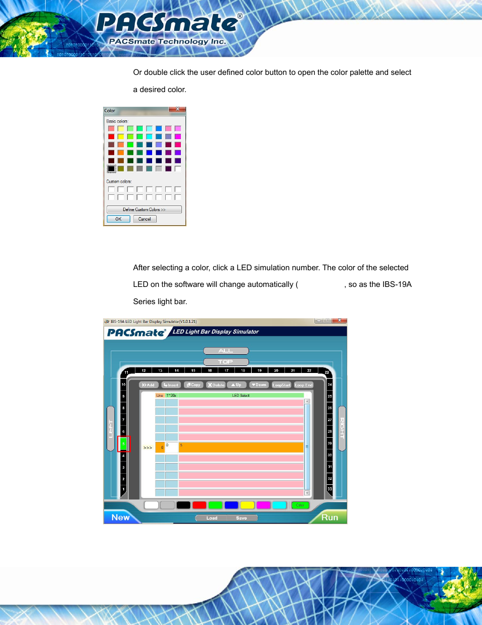 Figure d-14: color palette, Figure d-15: simulate the led light | IEI Integration IBS-19A User Manual | Page 141 / 177