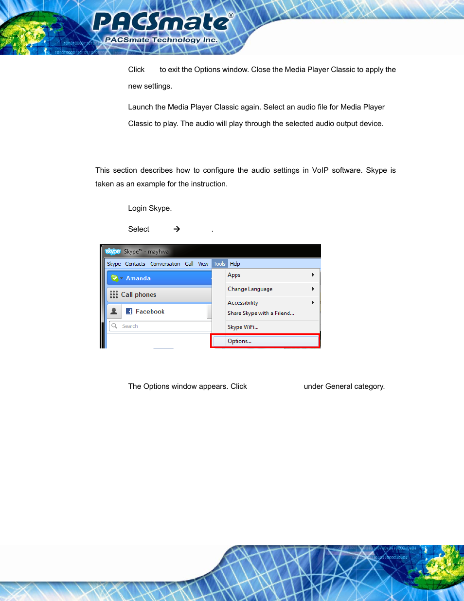 E.4 voip usage - skype, Sage, Kype | Figure e-22: skype – tools | IEI Integration IBS-19A User Manual | Page 171 / 177