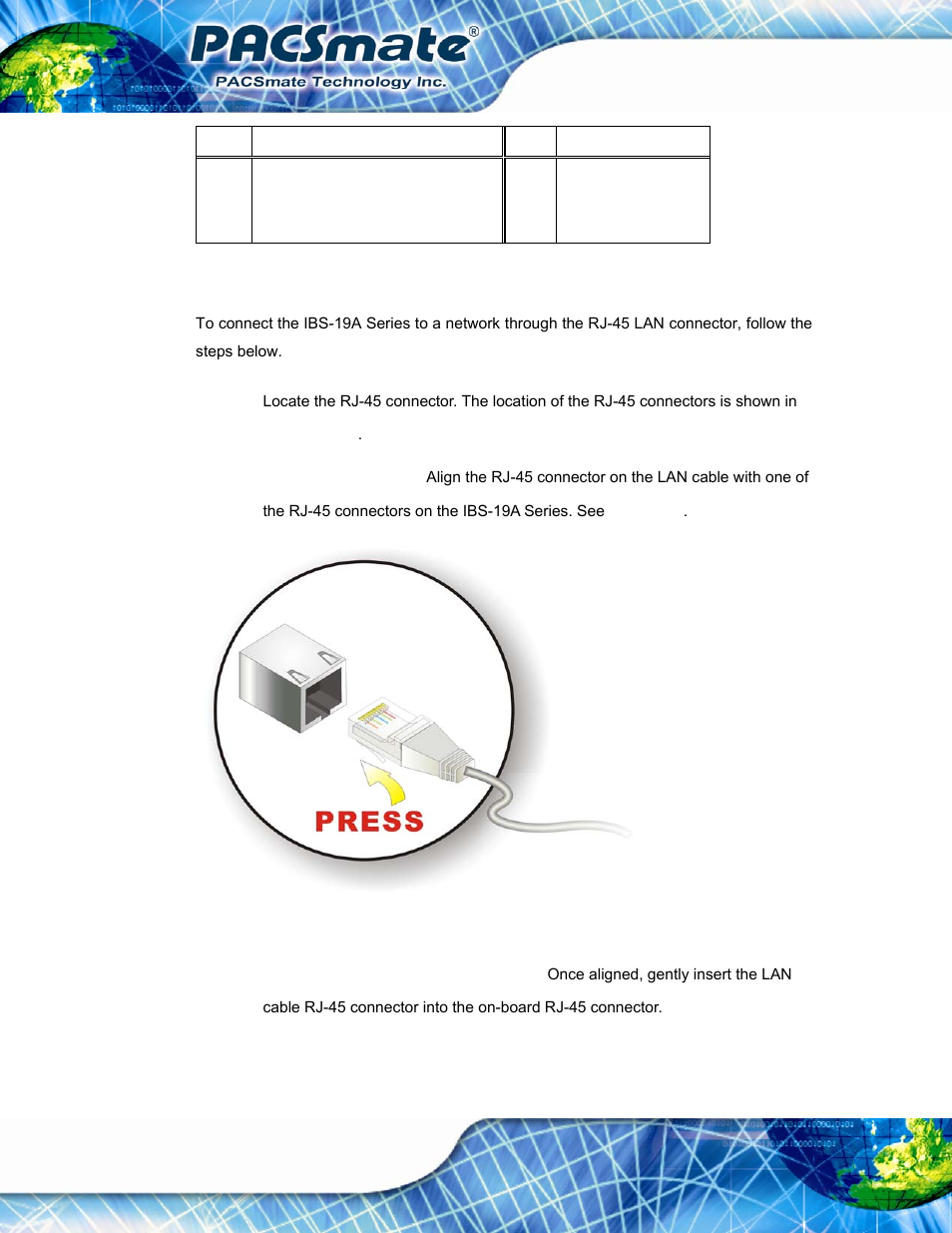 Figure 3-9: lan connection, Table 3-3: rj-45 ethernet connector leds, Ibs-19a series medical panel pc page 40 | IEI Integration IBS-19A User Manual | Page 40 / 177